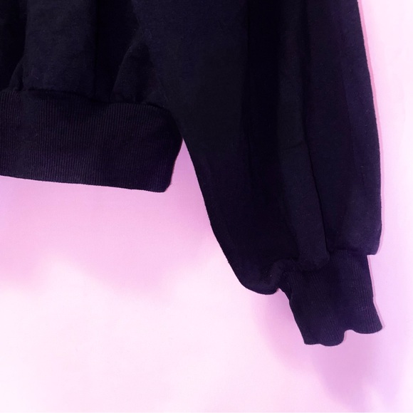 Bags Under My Eyes Are Designer Black White Top Sweater Ten Sixty Sherman Medium - Picture 7 of 12